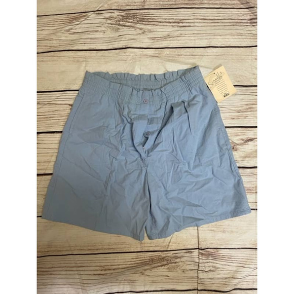 Woolrich Blue Mist Large Cottage Core Vintage Shorts NWT - Picture 2 of 5